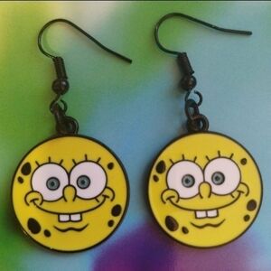 HANDMADE SpongeBob SquarePants Dangle Earrings